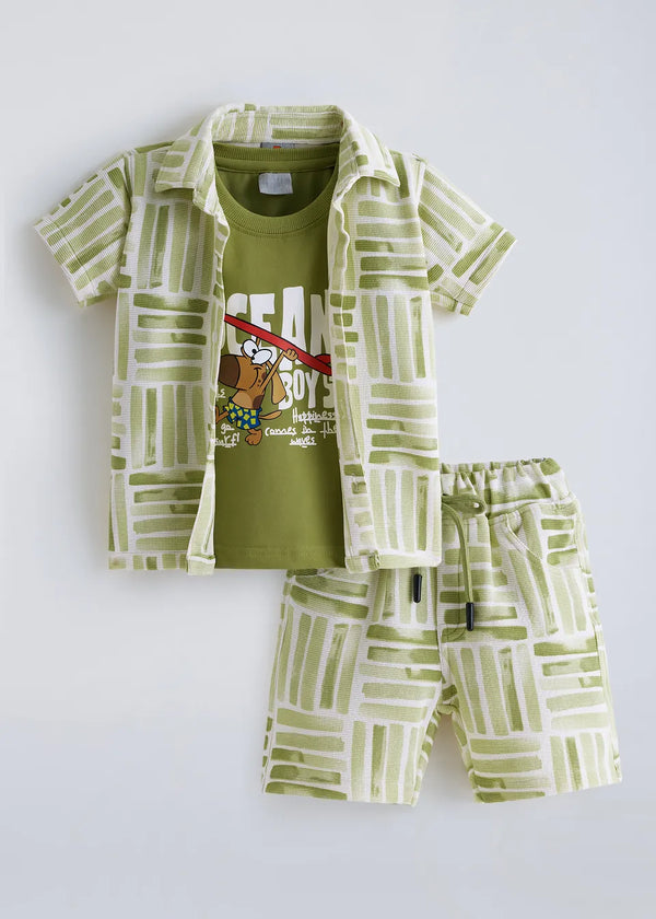 FUMI Little Triceratops Baby Romper | 100% Cotton